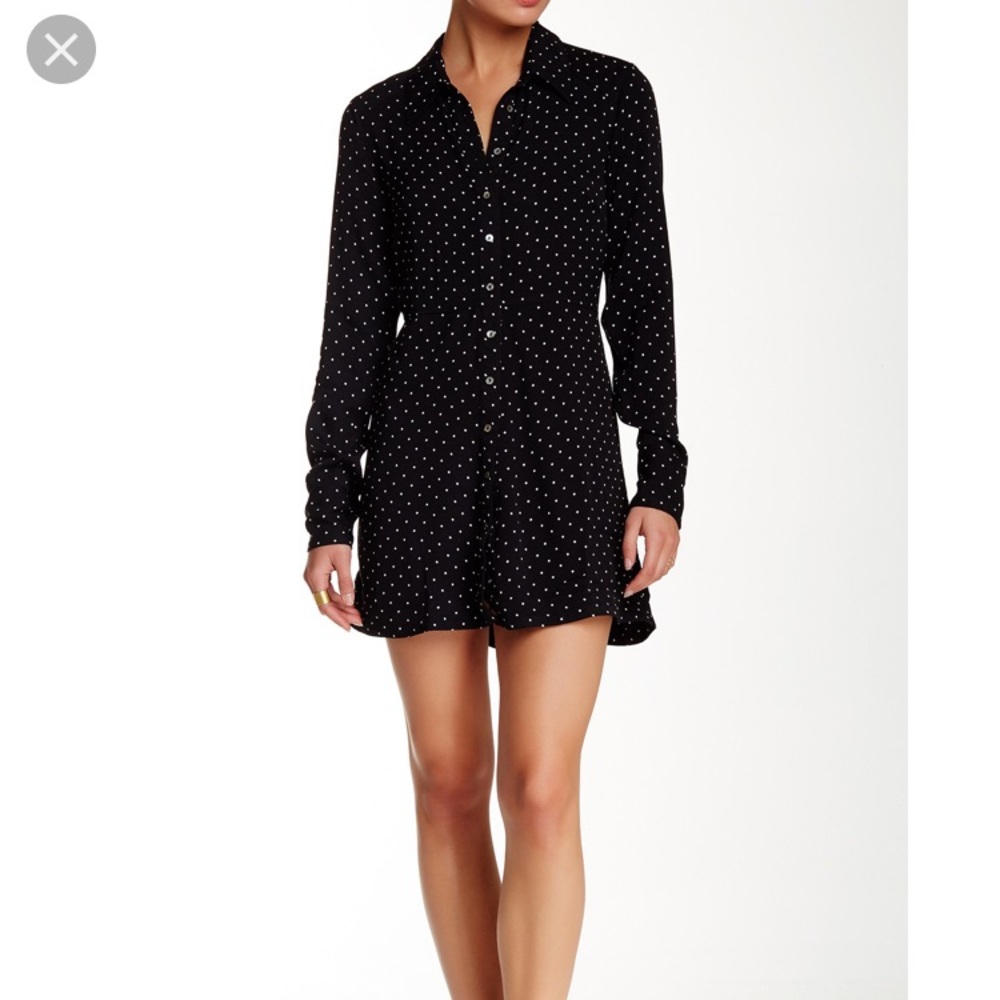 NWT Free People This Town Shirt Dress
